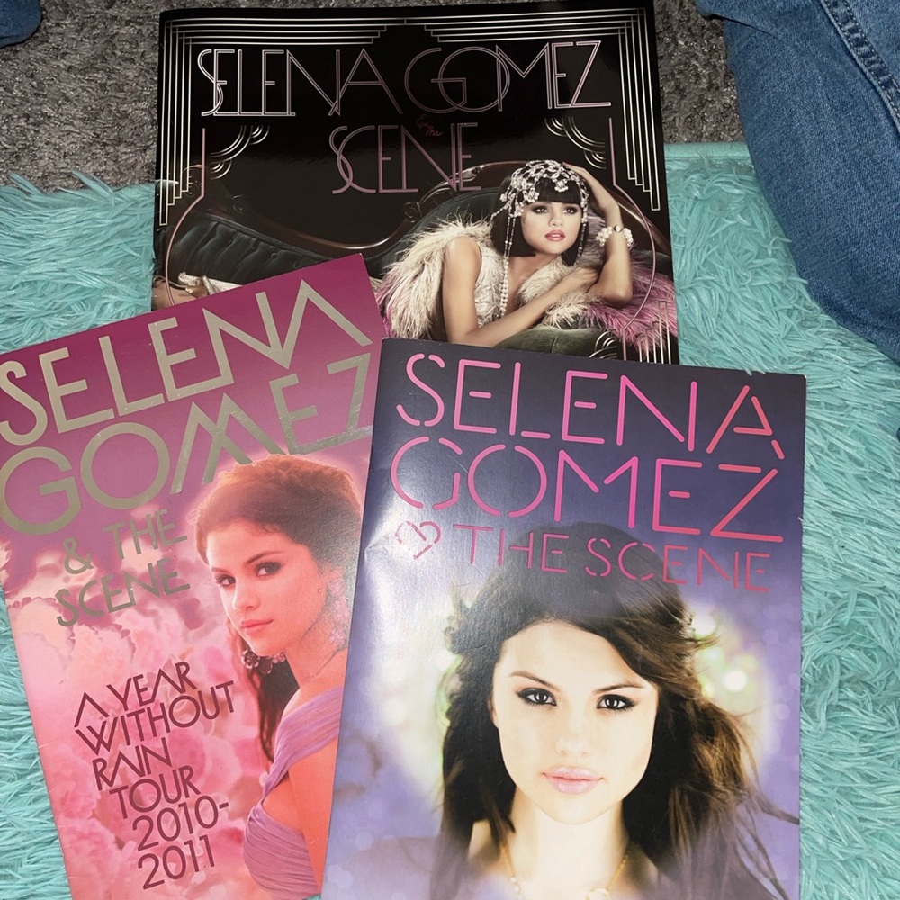 Selena Gomez tour booklets
